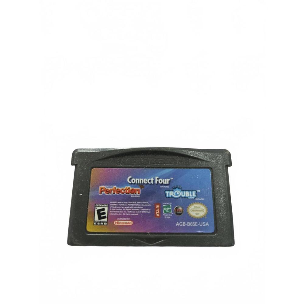 Nintendo Game Boy Advance Connect Four Perfection Trouble Game Cartridge